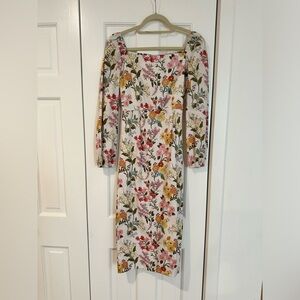 Coco Shop Pencil Dress in Multi Floral Size XS
